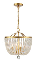 Rylee 16.5'' Antique Gold Chandelier