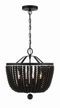 Rylee 16.5'' Matte Black Chandelier