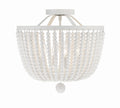 Rylee 16.5'' Matte White Semi Flush Mount