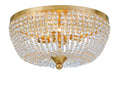 Rylee 18.5'' Antique Gold Flush Mount