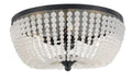 Rylee 18.5'' Matte Black Flush Mount