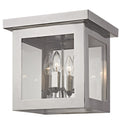 Brian Patrick Flynn Hurley 11.75'' Polished Nickel Flush Mount