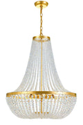 Rylee 24.75'' Antique Gold Chandelier