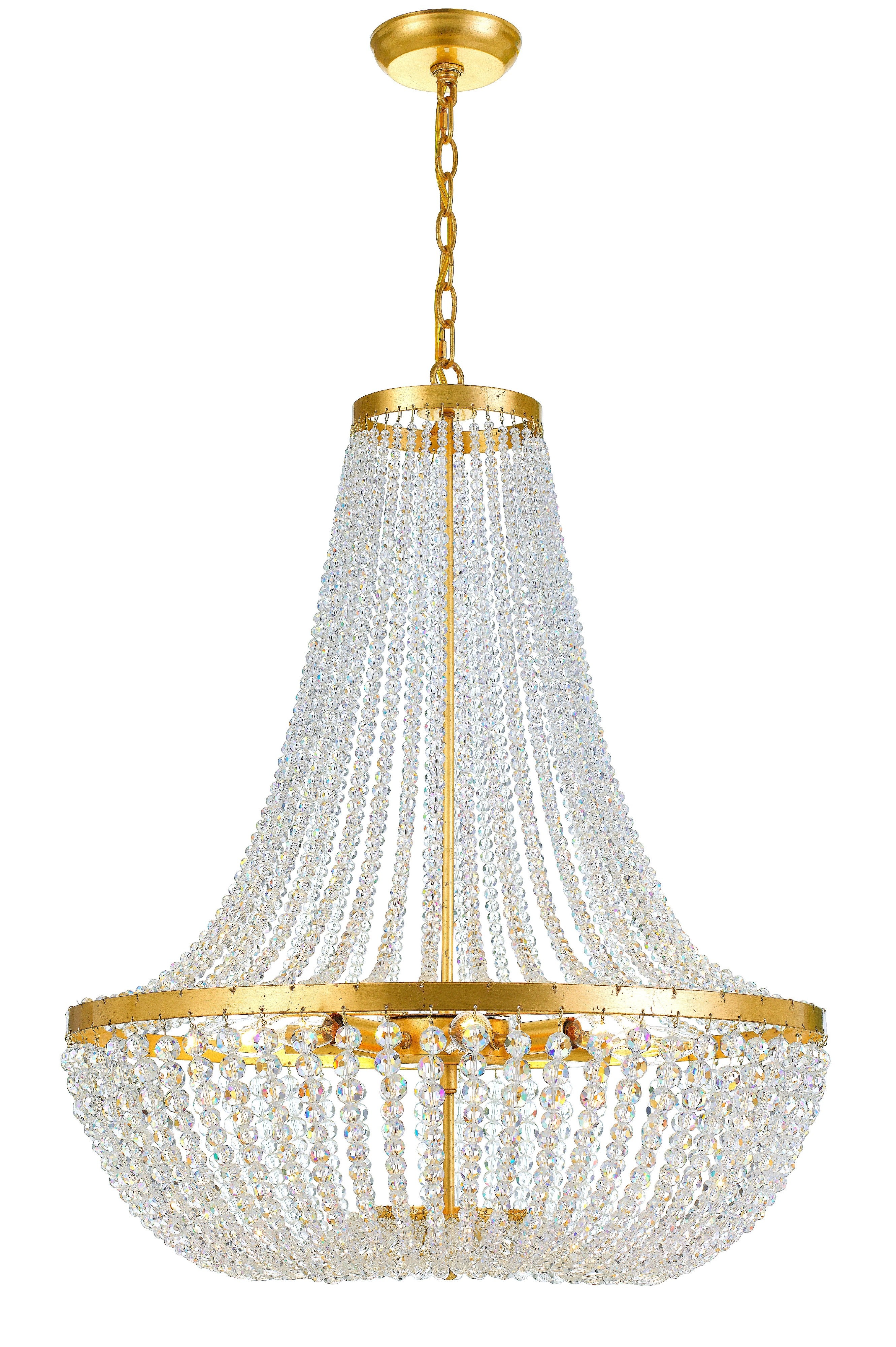 Rylee 24.75'' Antique Gold Chandelier