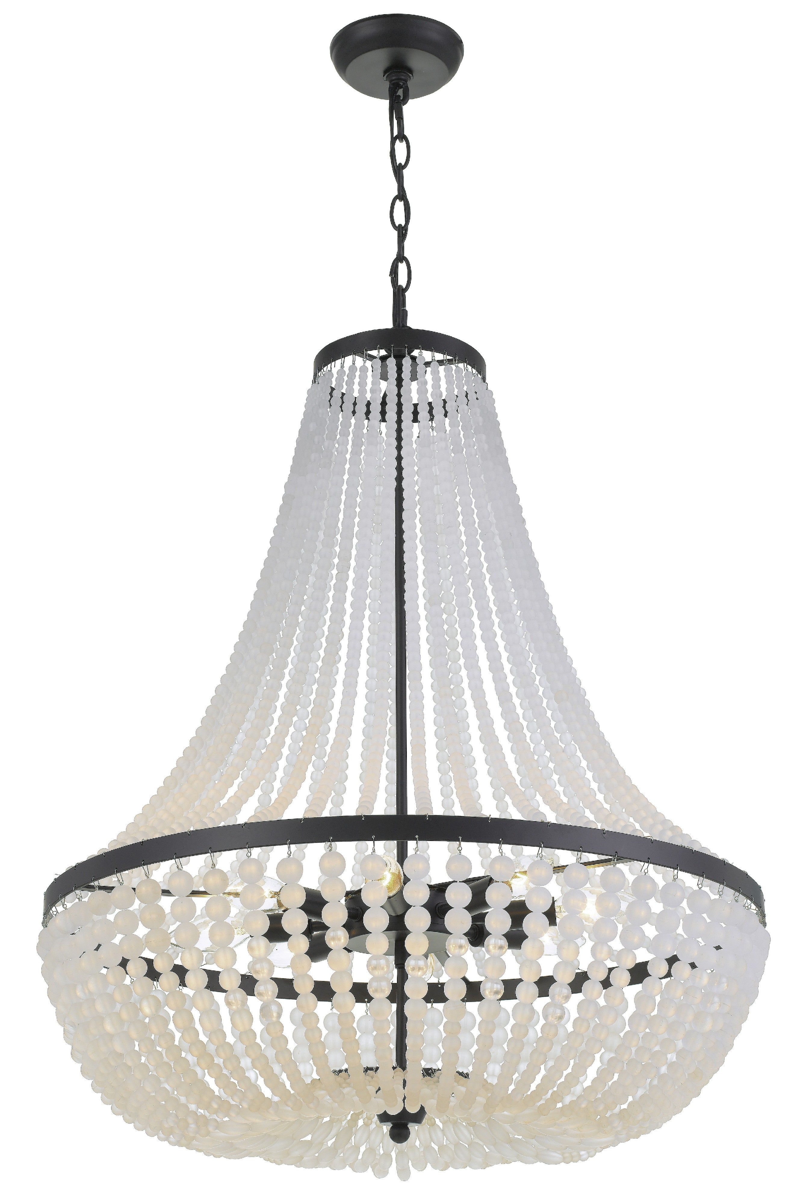 Rylee 24.75'' Matte Black Chandelier