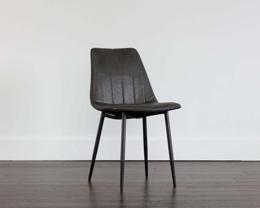 Drew Dining Chair - Black - Bravo Portabella