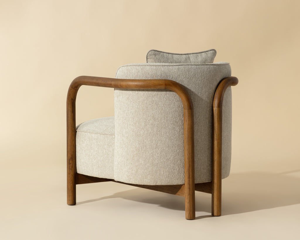 Beatrice Lounge Chair - Dove Cream