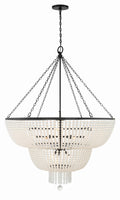 Rylee 48.5'' Matte Black Chandelier