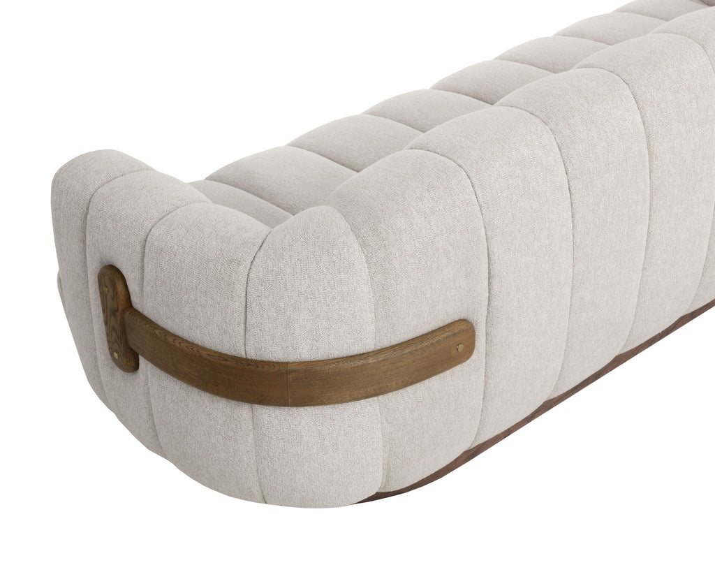 Tadeo Sofa - Warm Brown - Dove Cream