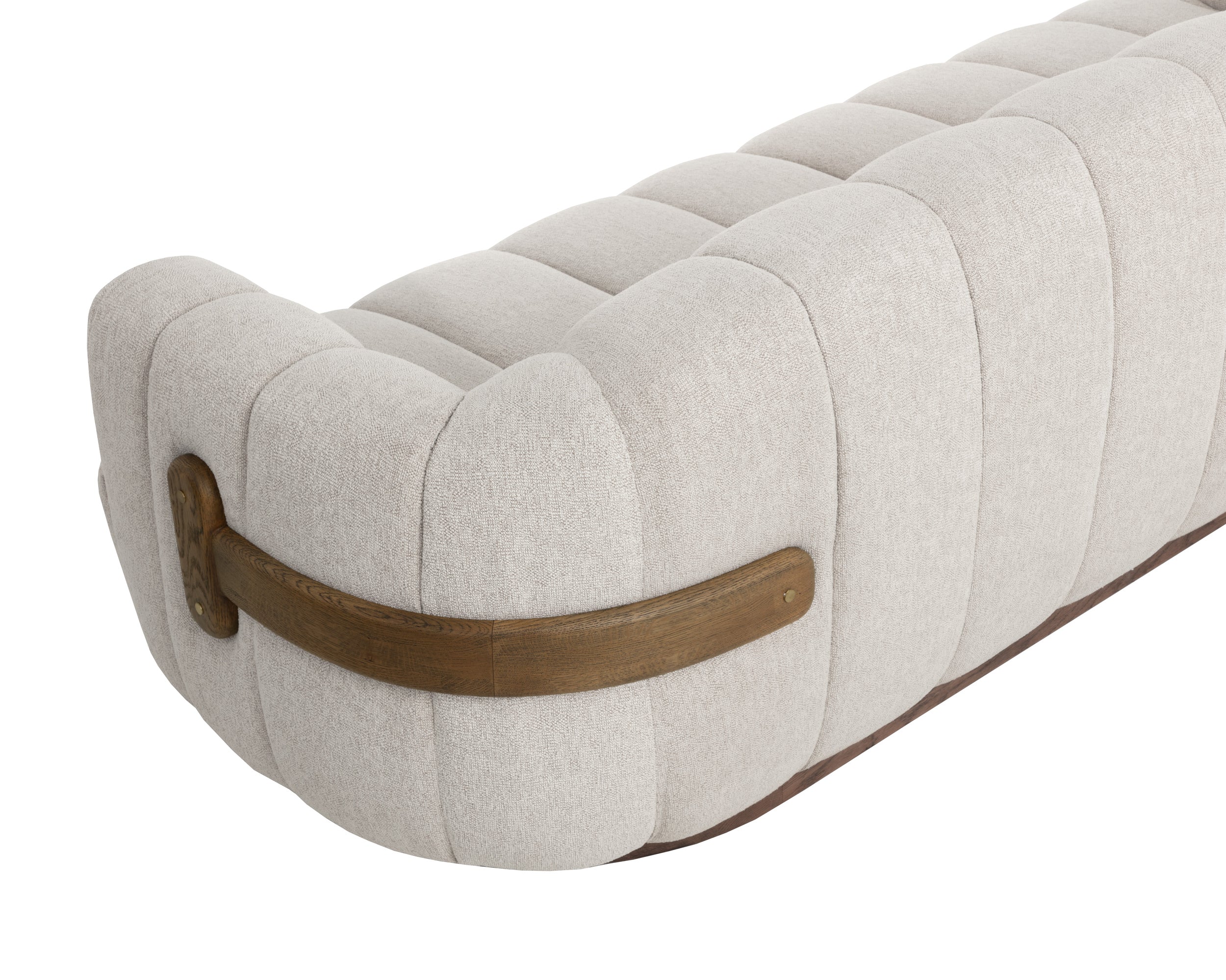 Tadeo Sofa - Warm Brown - Dove Cream