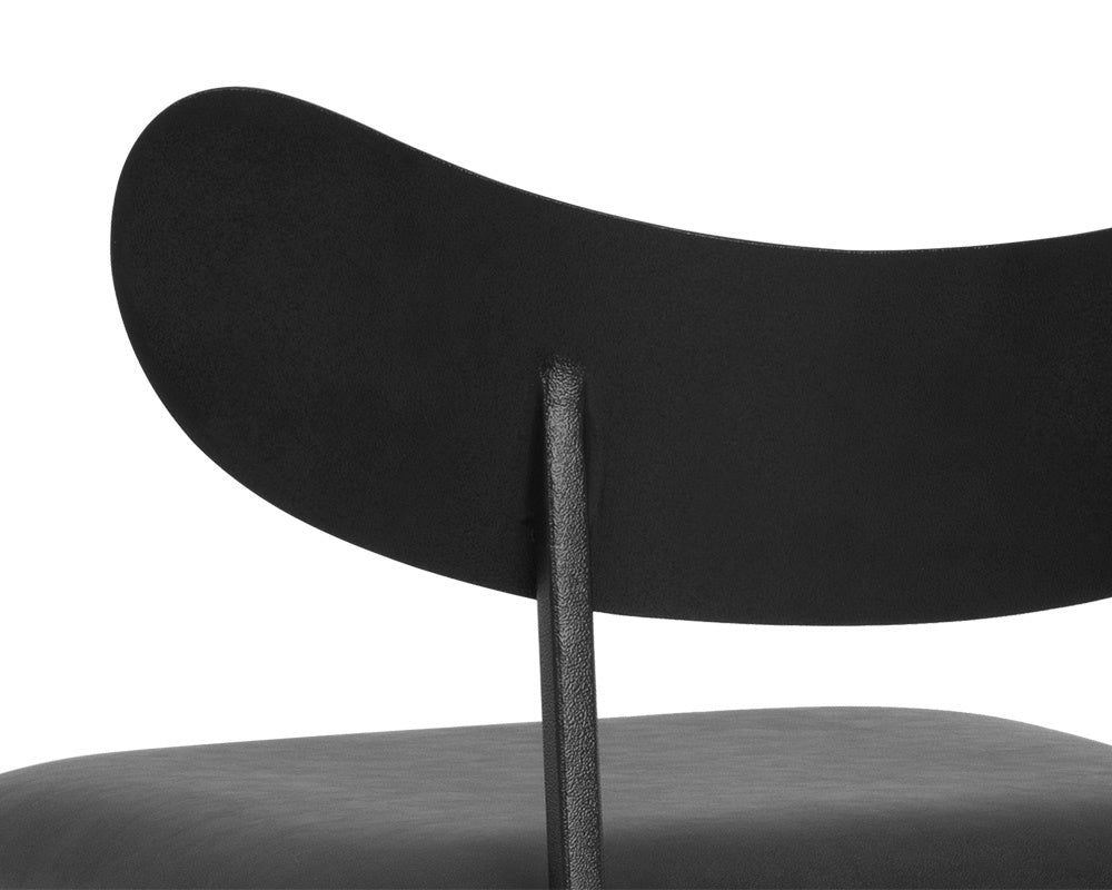 Gibbons Counter Stool - Black - Bravo Portabella