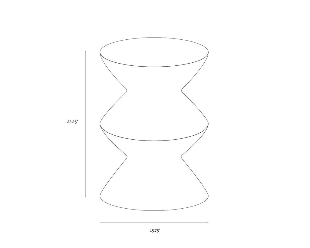 Union End Table - Black