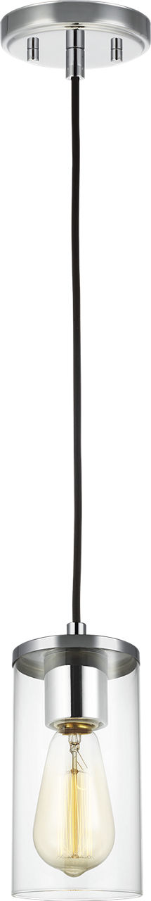 Zire One Light Mini-Pendant | Chrome Bulbs Included