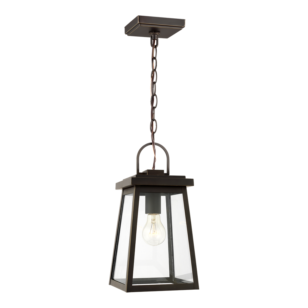 Founders Pendant | Antique Bronze Frosted Bulb