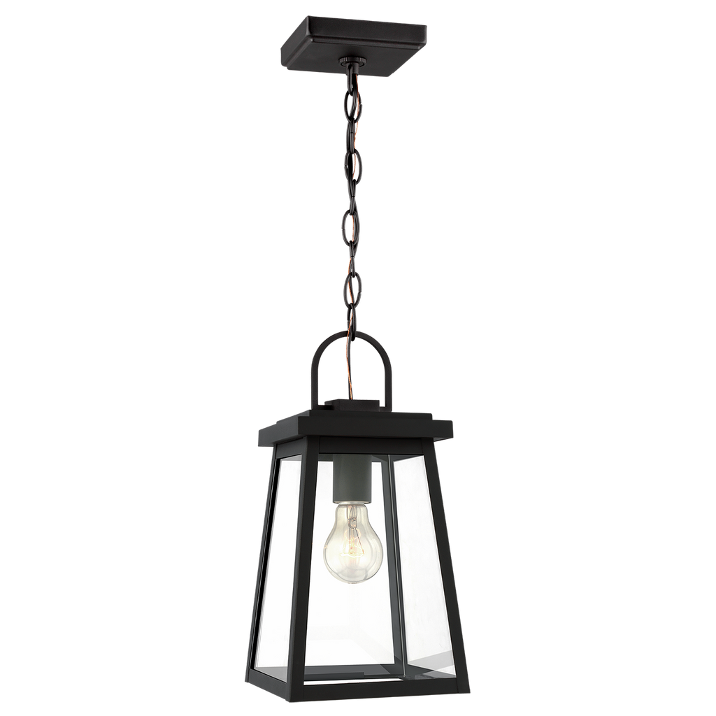 Founders Pendant | Black Clear Bulb