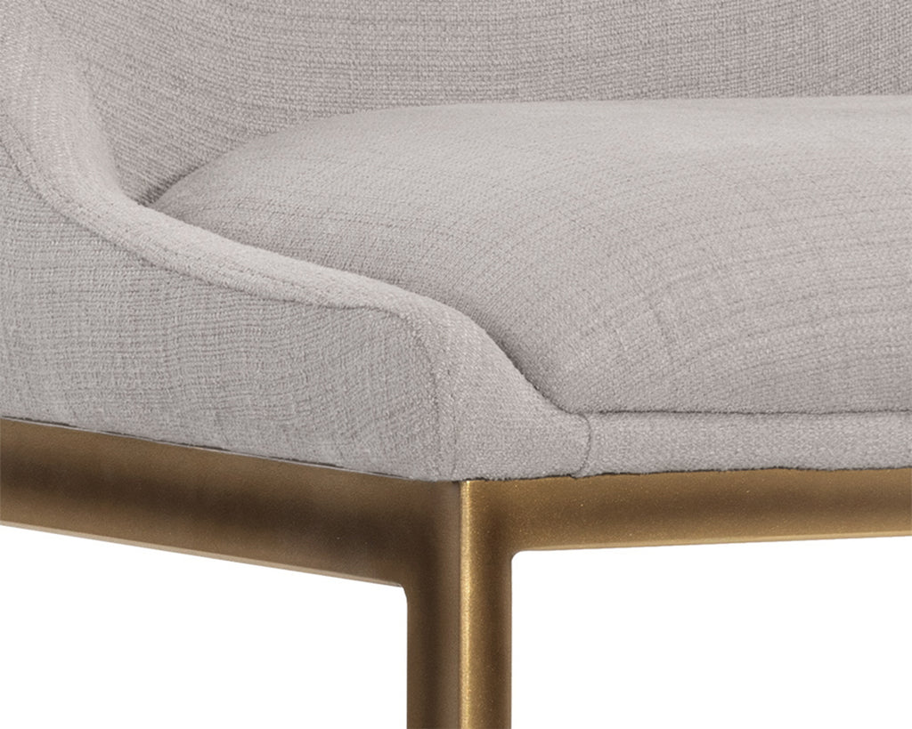 Holly Counter Stool - Zenith Soft Grey
