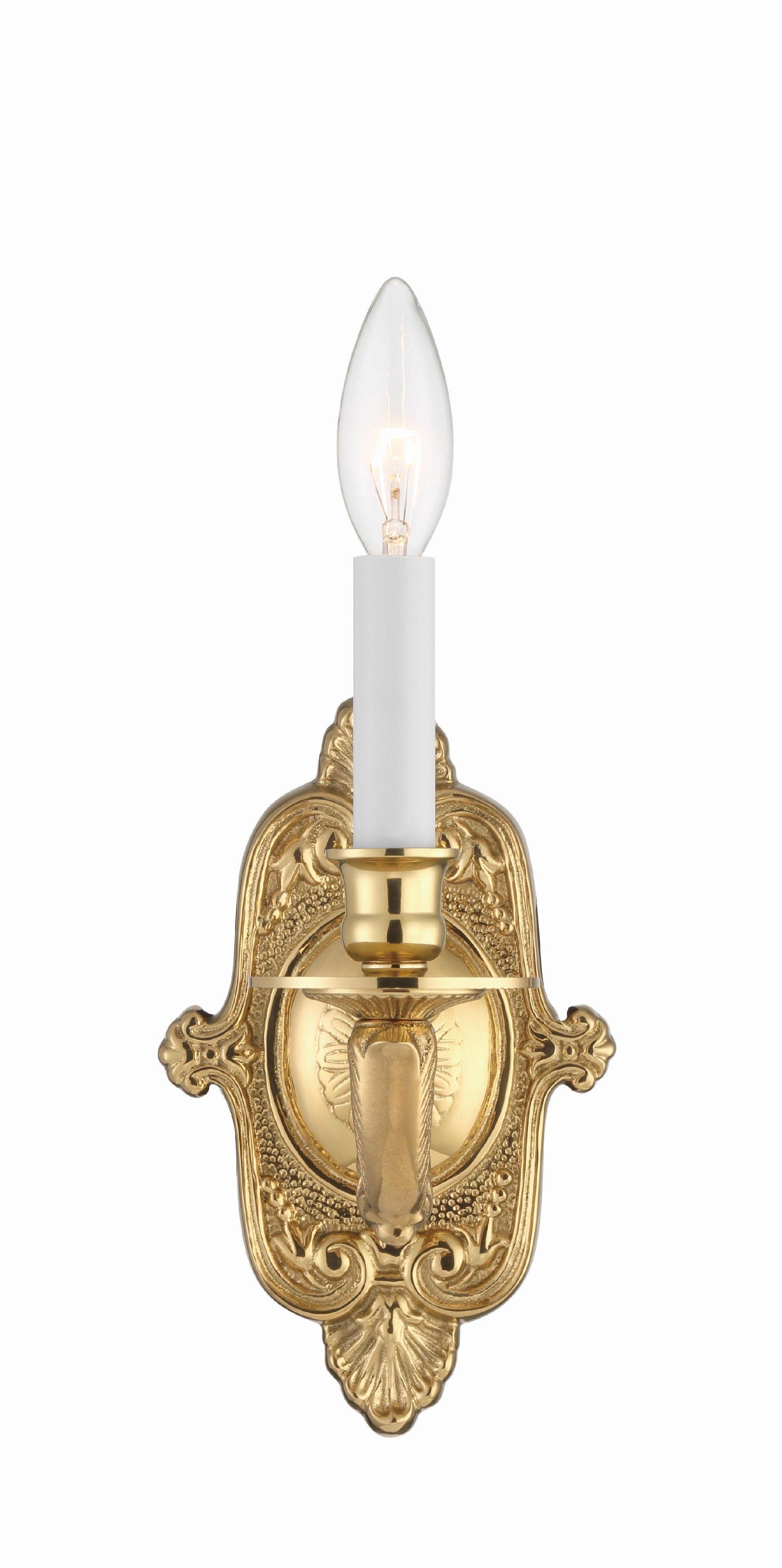 Marlowe 5'' Polished Brass Sconce