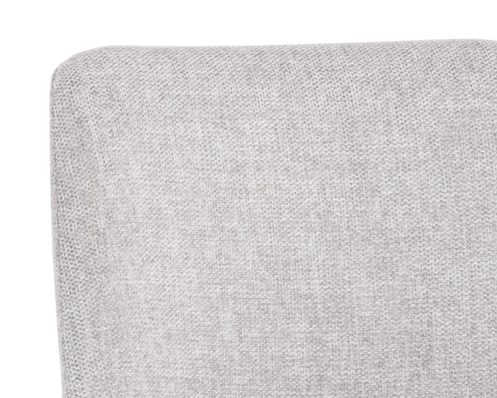 Marie Dining Chair - Belfast Heather Grey / Bravo Metal