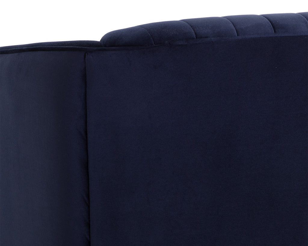 Garrison Swivel Lounge Chair - Abbington Navy