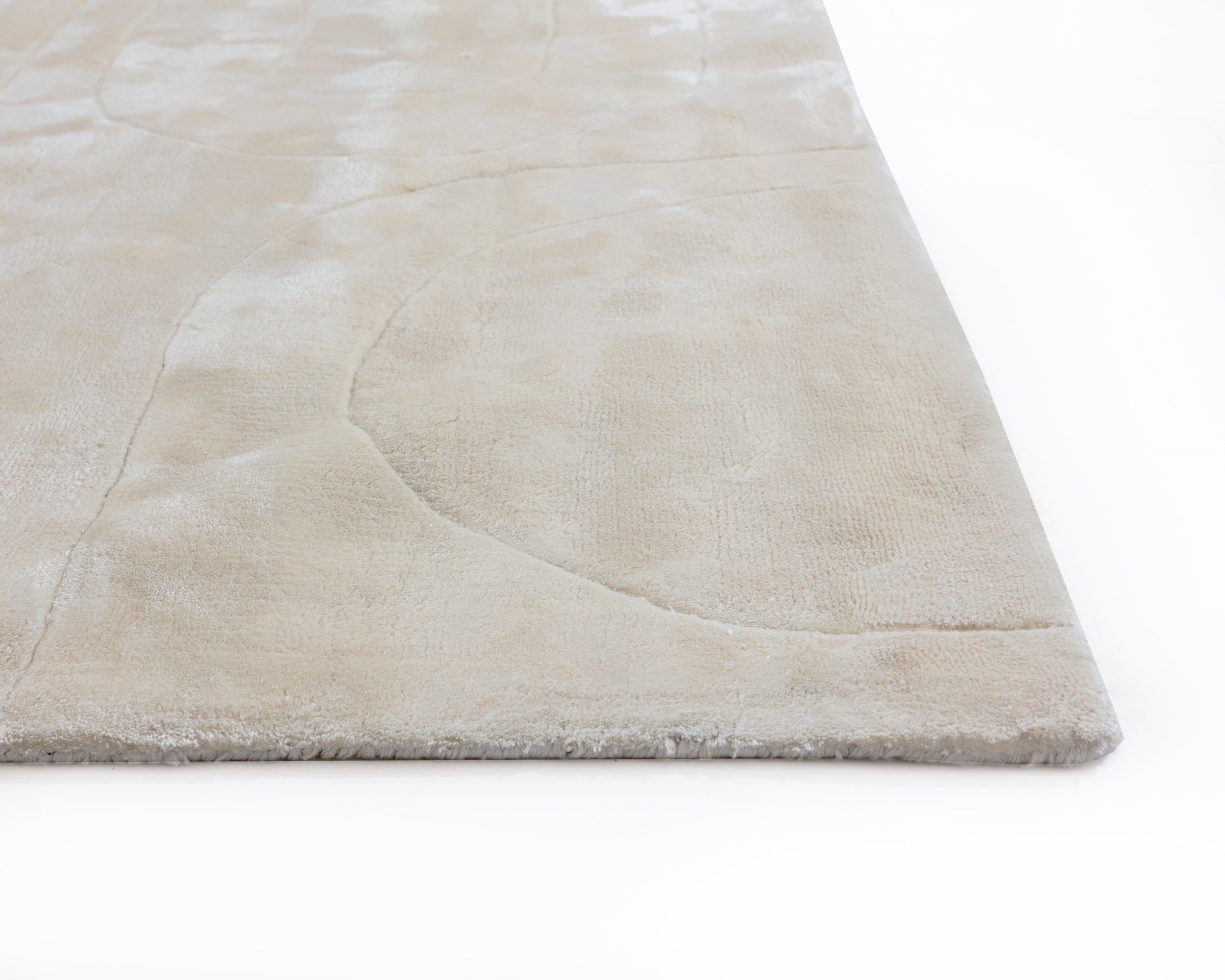 Caruso Hand-Loomed Rug - Cream / Ivory - 6' X 9'