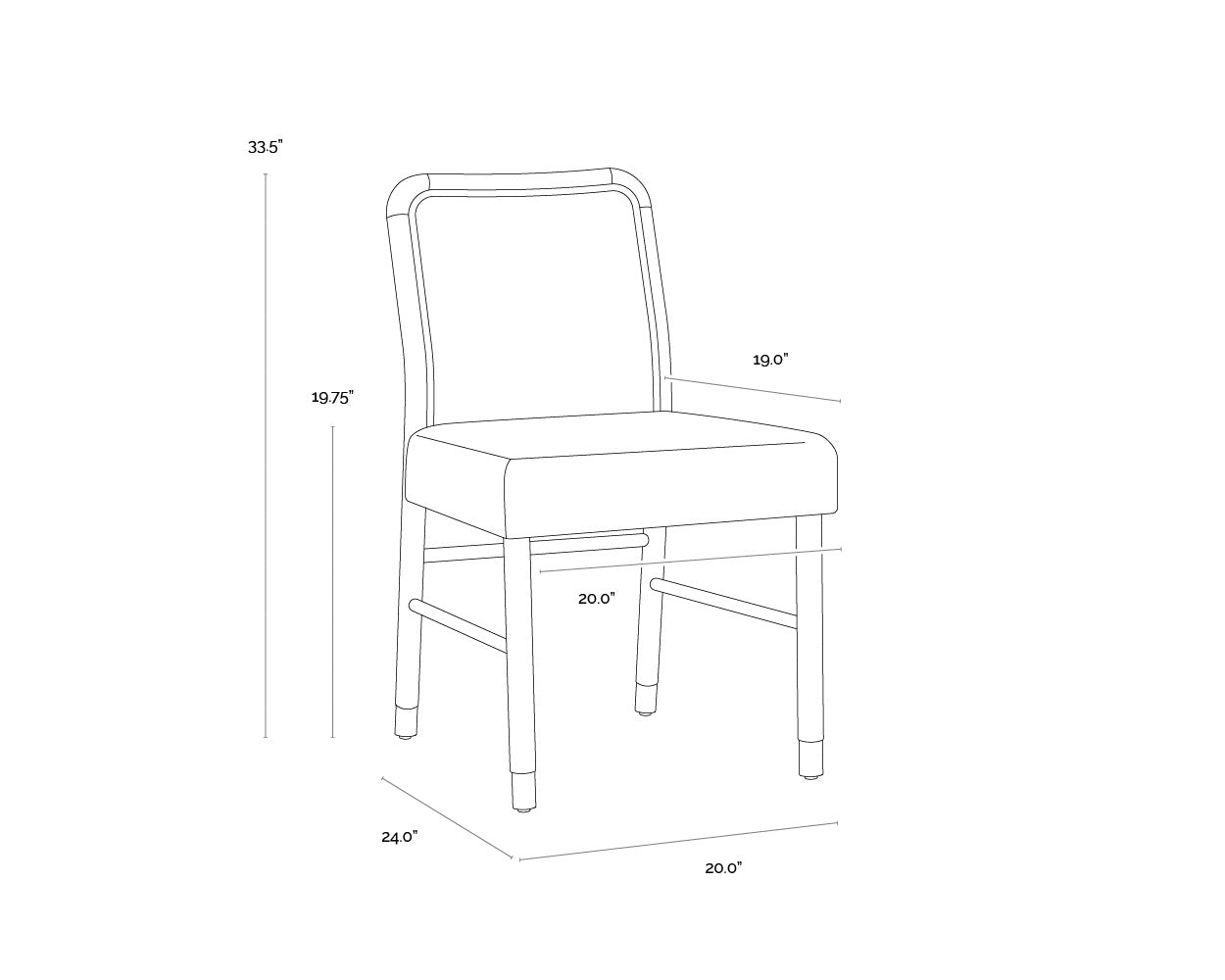 Jeno Dining Chair - Meg Olive