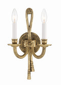 Lexsi 8'' Olde Brass Sconce