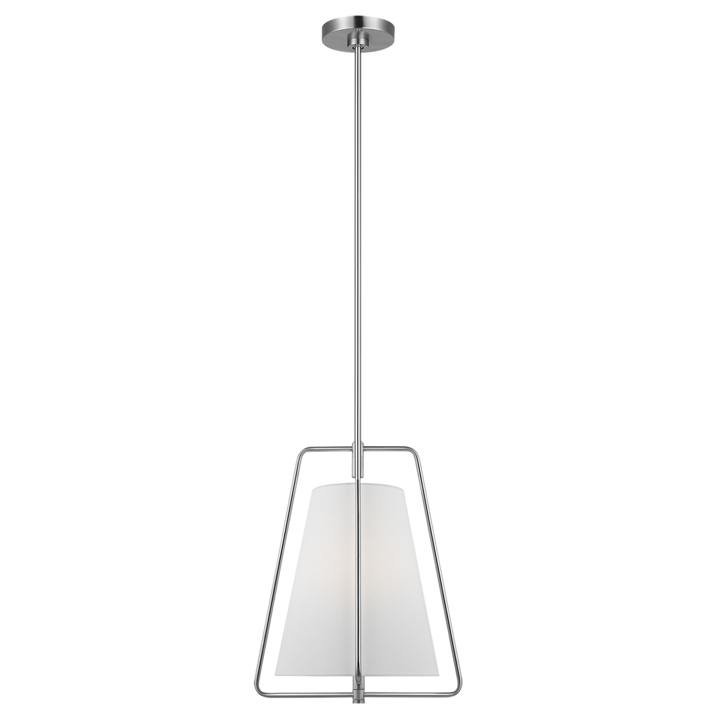 Allis One Light Pendant Brushed Nickel