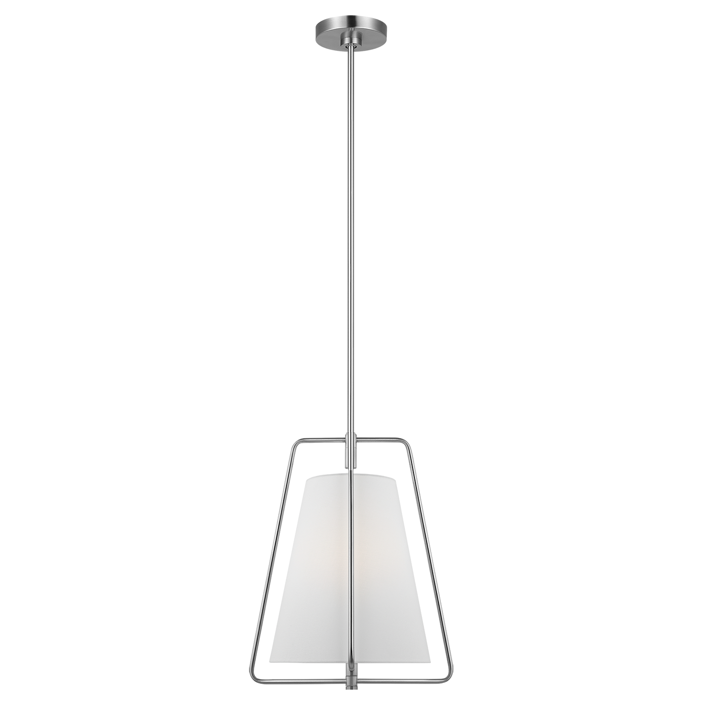 Allis One Light Pendant Brushed Nickel