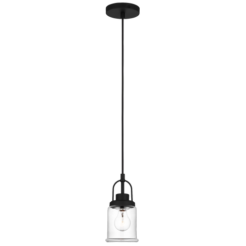 Anders One Light Mini-Pendant Midnight Black