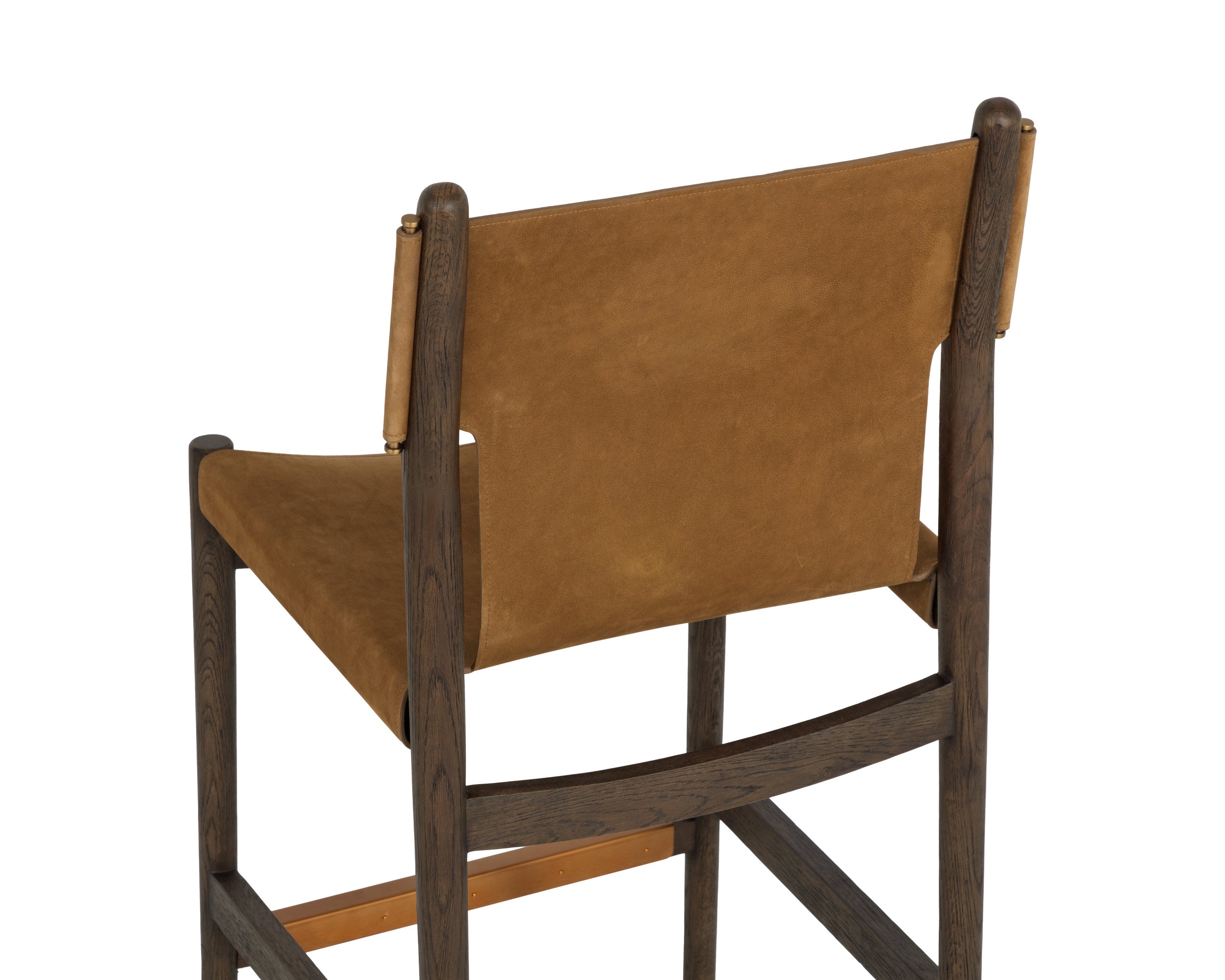 Argus Counter Stool - Nubuck Caramel Leather