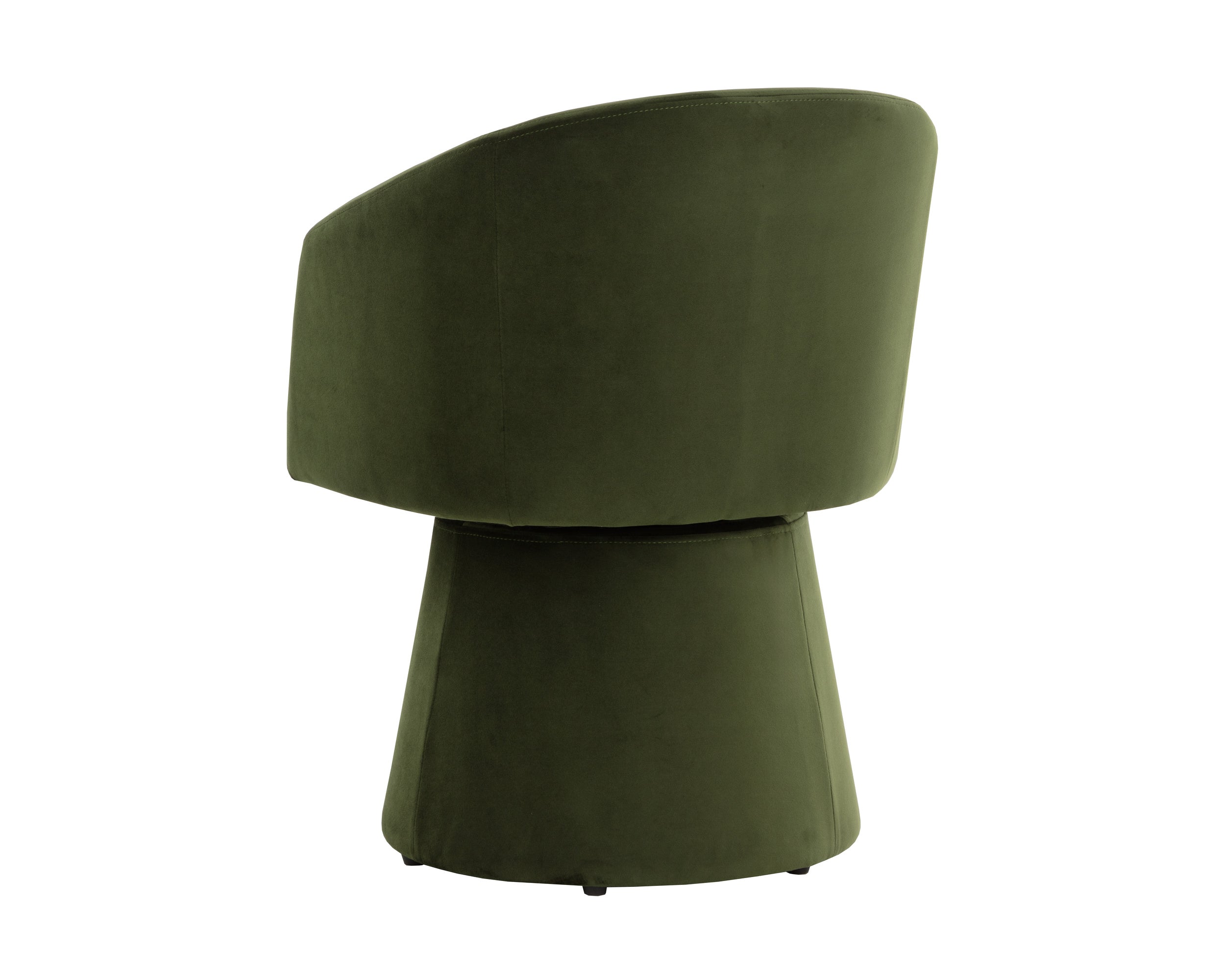 Etta Swivel Dining Armchair - Moss Green