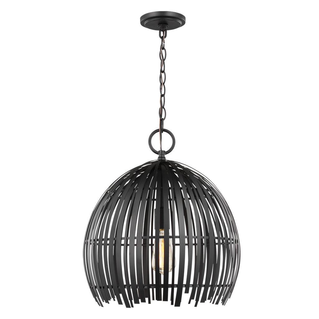 Hanalei Medium Pendant | Midnight Black Bulb(s) Not Included