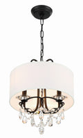 Othello 14'' Matte Black Chandelier