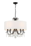 Othello 24'' Matte Black Chandelier
