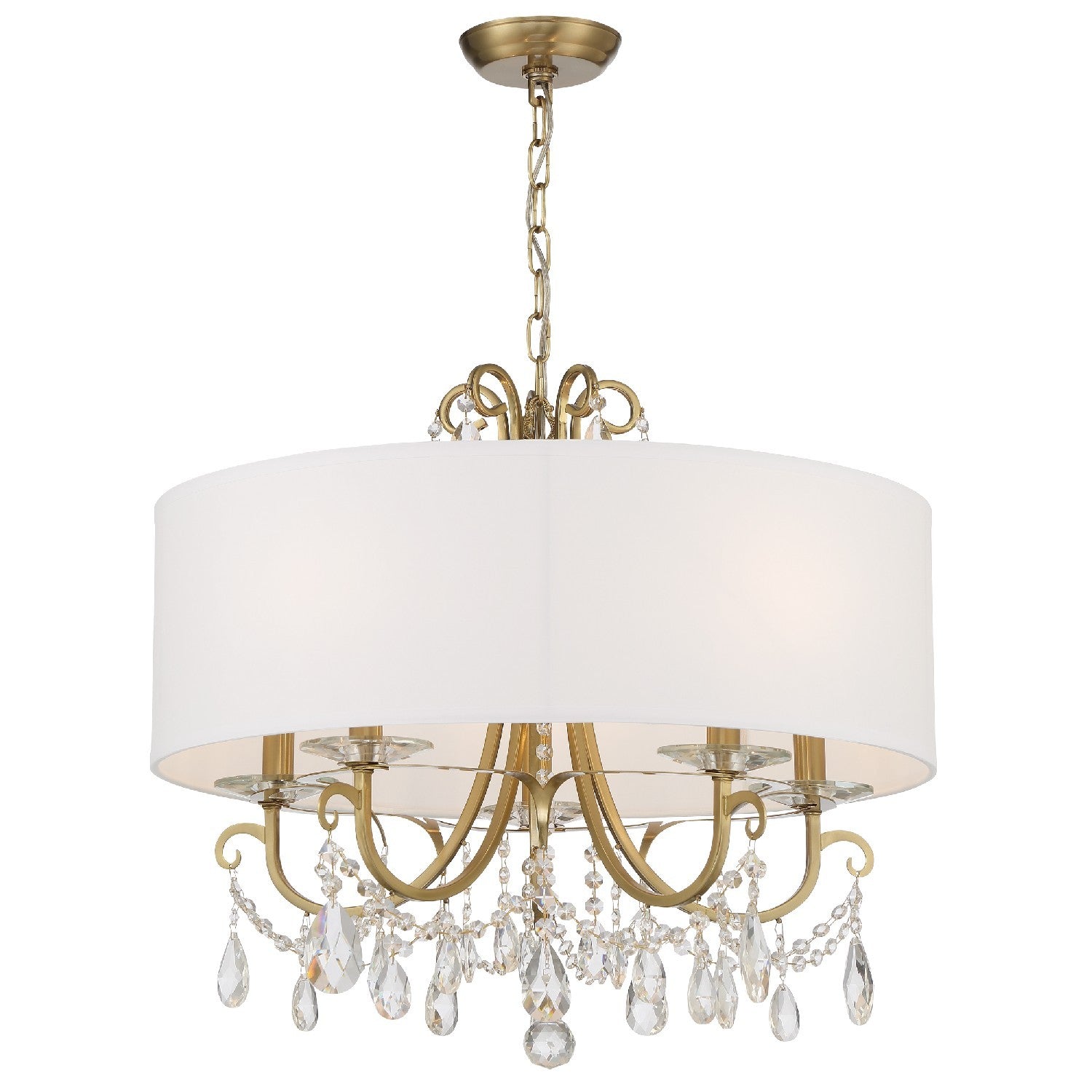 Othello 24'' Swarovski Strass Crystal Vibrant Gold Chandelier