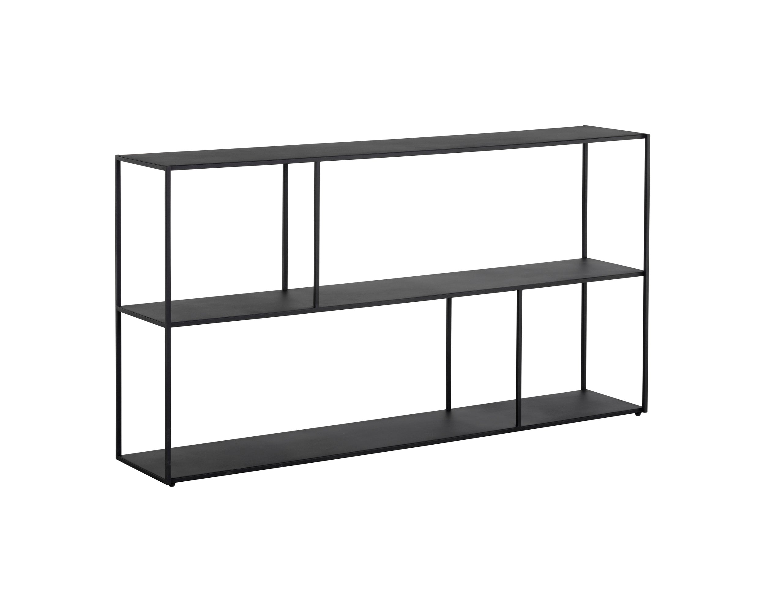 Eiffel Low Bookcase - Large - Black