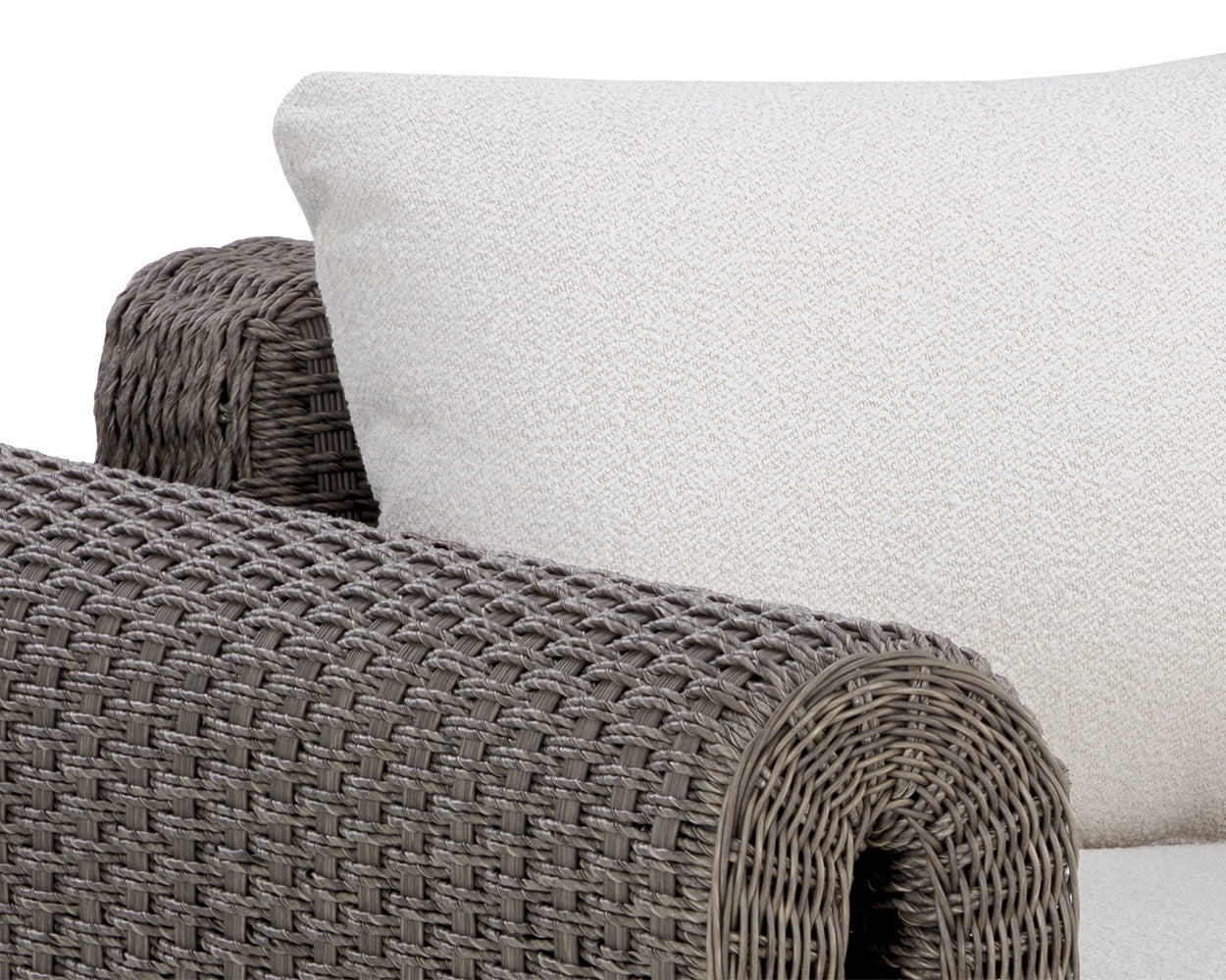 Tibi Armchair - Grey - Louis Cream
