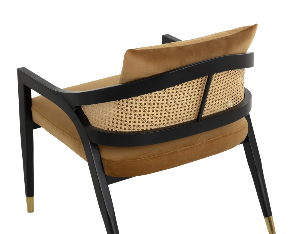 Kirsten Lounge Chair - Gold Sky