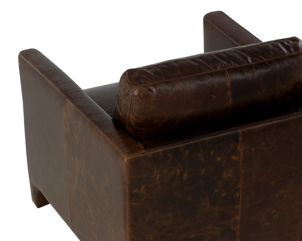 Rodney Lounge Chair - Chocolate Leather