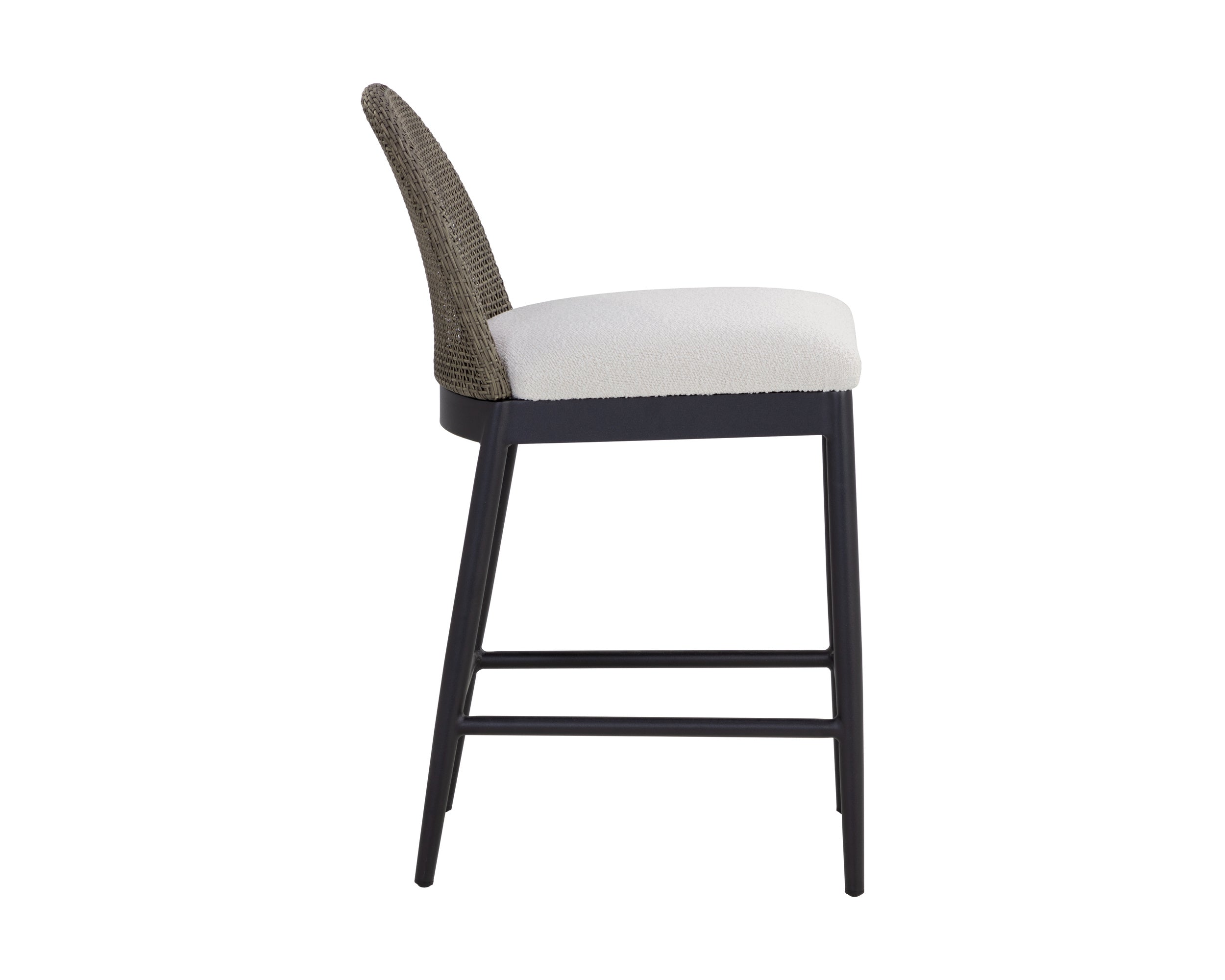 Calandri Counter Stool - Black - Louis Cream