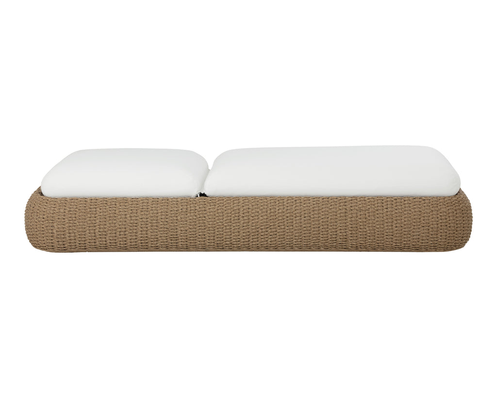 Barcelona Lounger - Natural - Stinson White