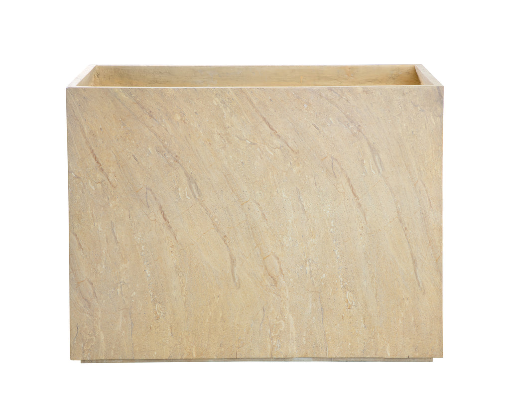 Leilani Planter - Large - Travertine Look