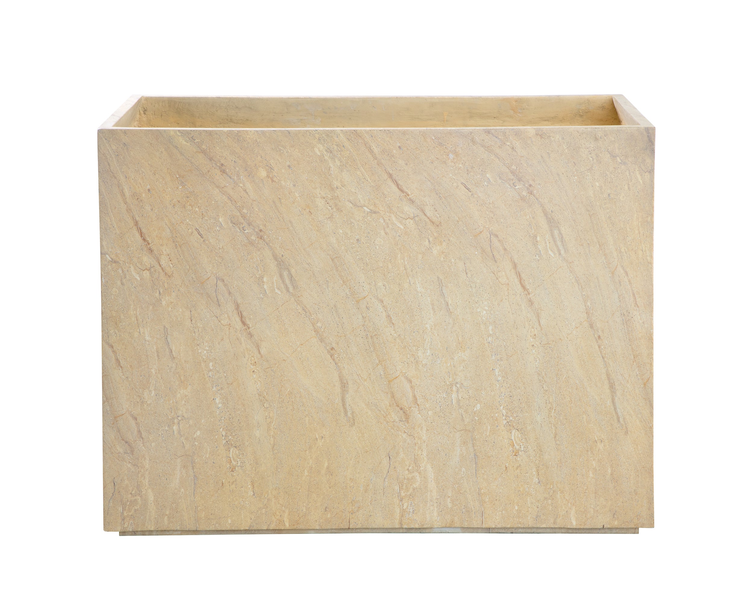 Leilani Planter - Large - Travertine Look