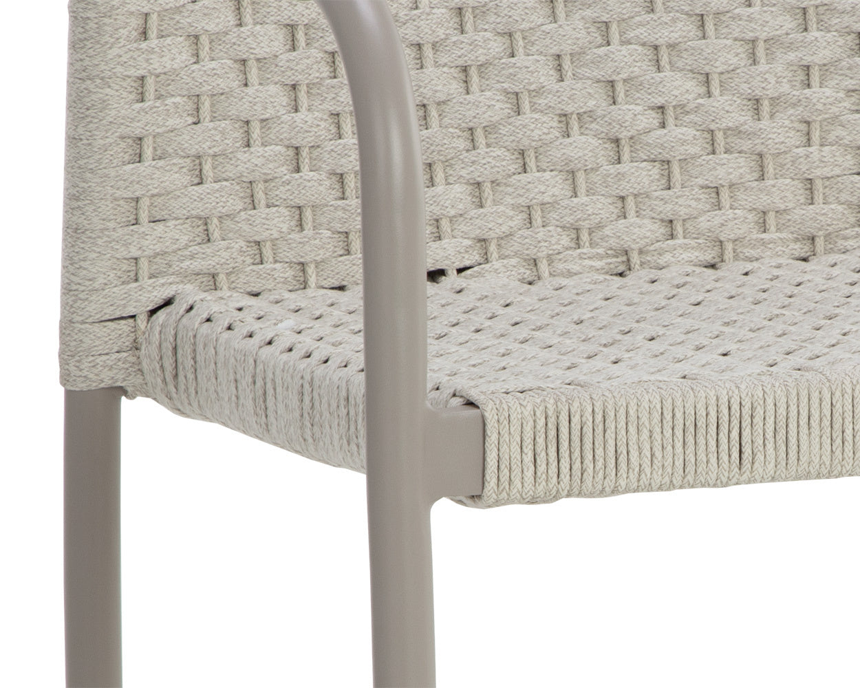 Casella Stackable Dining Armchair - Greige - Cream
