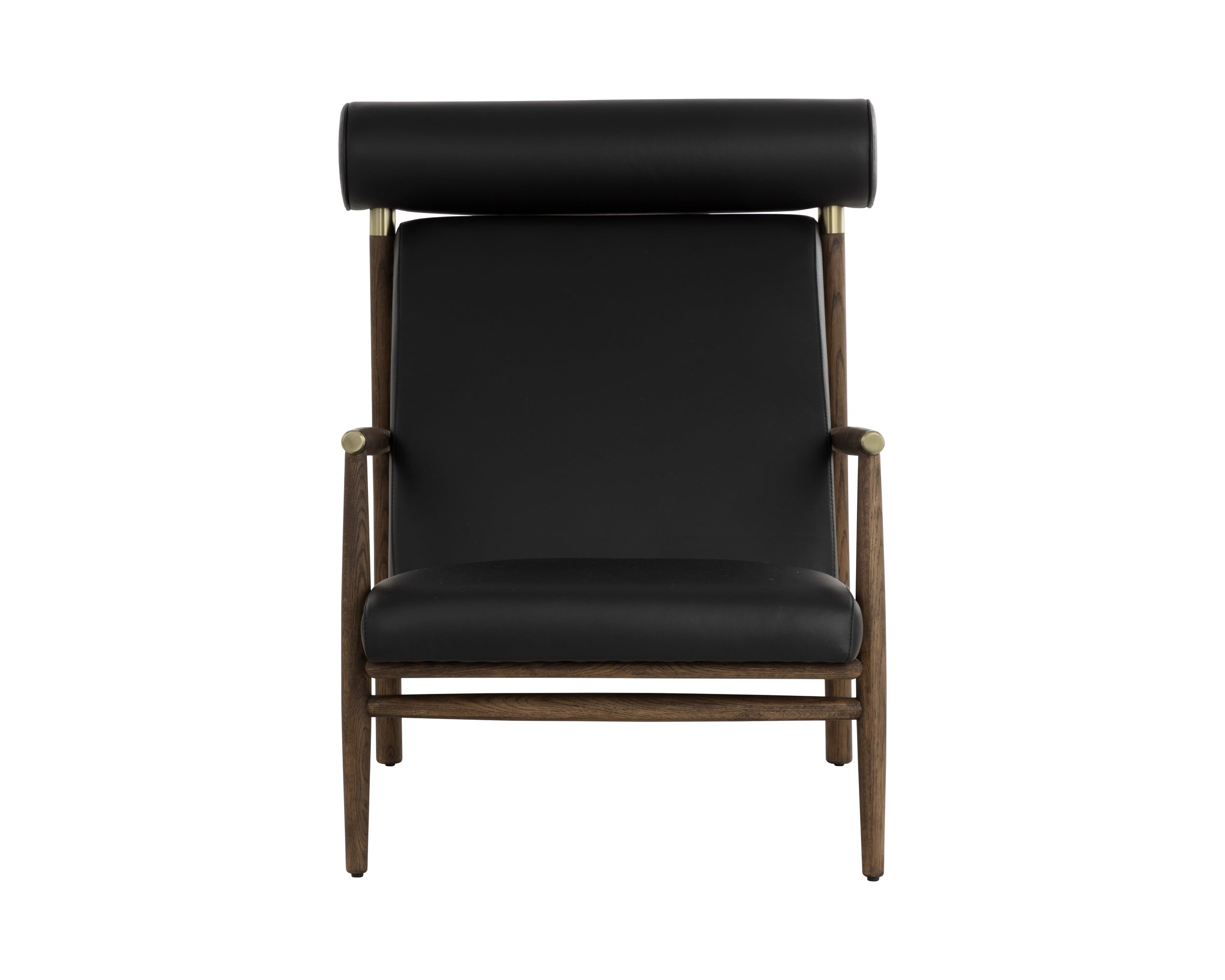Biko Lounge Chair - Black Leather