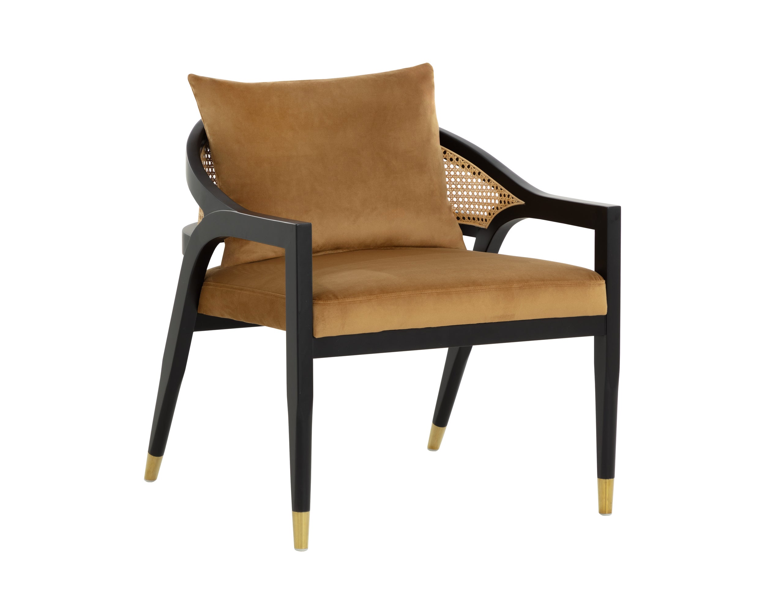 Kirsten Lounge Chair - Gold Sky