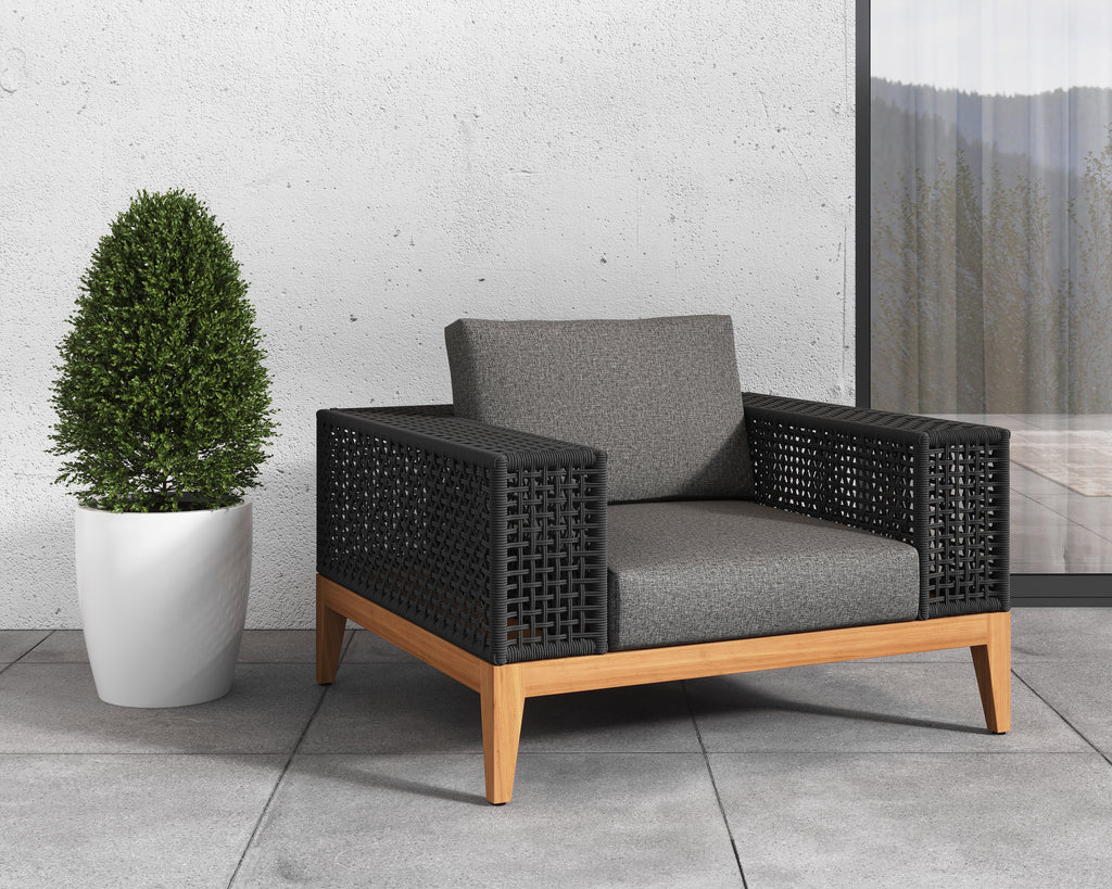 Salerno Armchair - Gracebay Grey