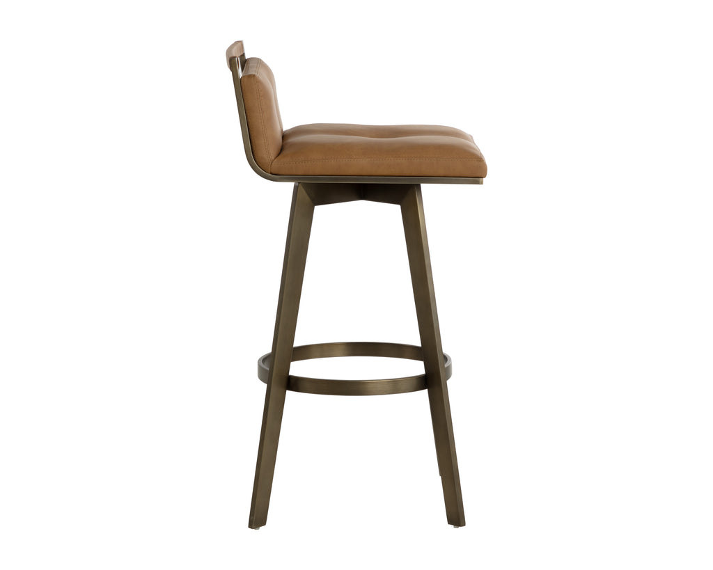 Arizona Swivel Barstool - Milliken Cognac