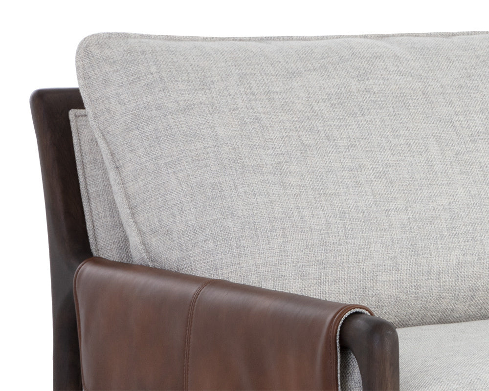 Mauti Sofa - Brown - Vault Fog / Bravo Cognac
