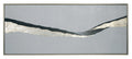 Frequency - 72" X 30" - Silver Floater Frame